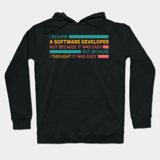 BEING A SOFTWARE DEVELOPER IS EASY Hoodie